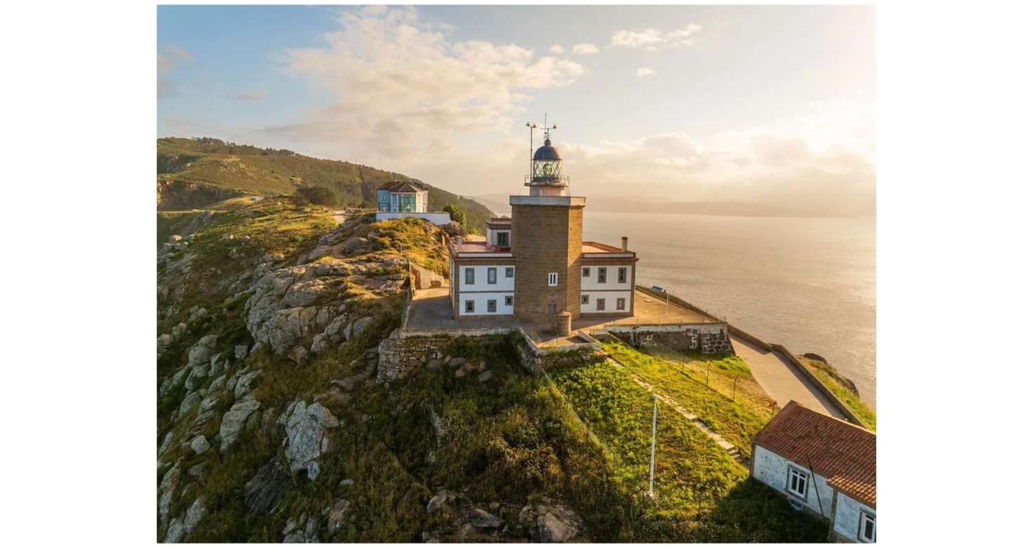 foto del cabo y faro de Fisterra, usada como ejemplo para la litofanía