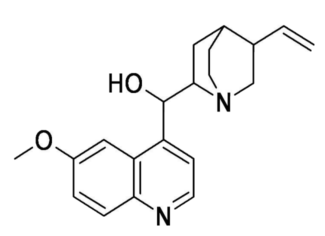 Molécula de quinina