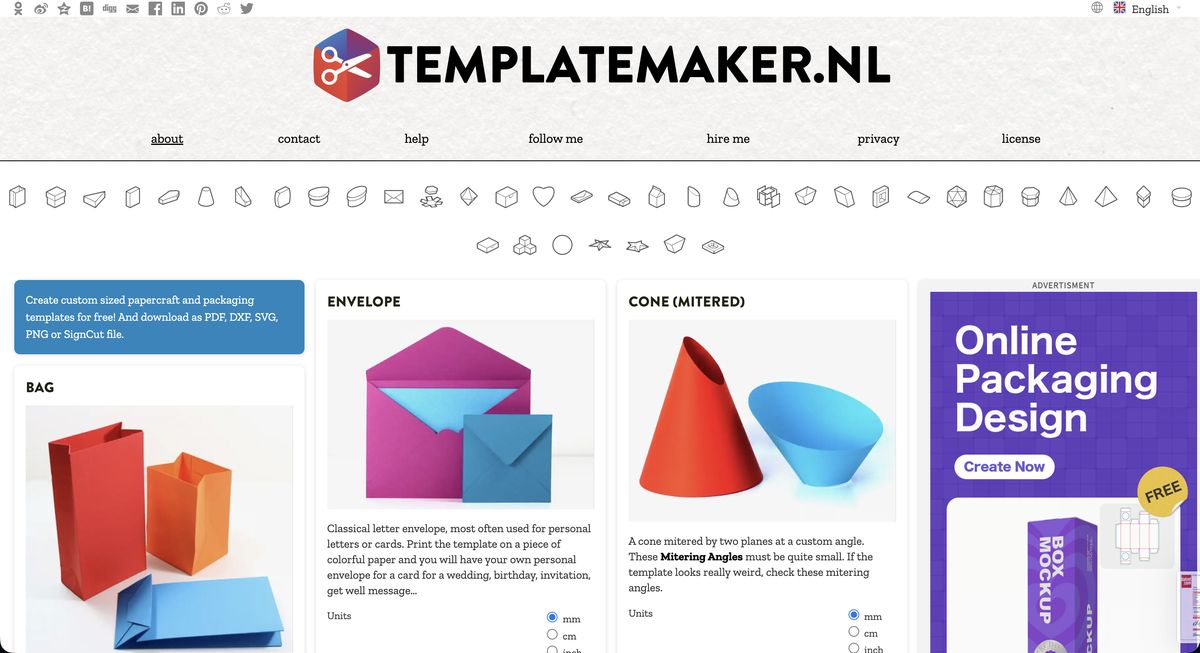 Vista previa de Templatemaker