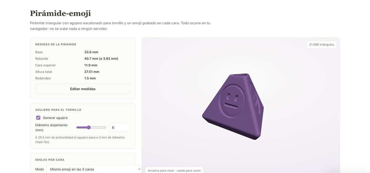 Vista previa de Pirámide de emojis
